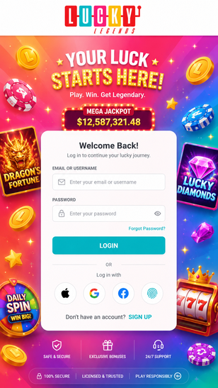 lucky legends casino Gameplay