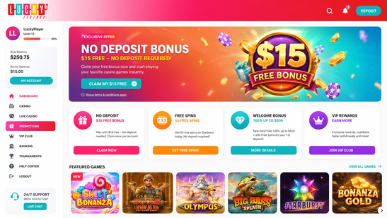 lucky legends casino Gameplay