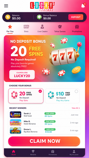 lucky legends casino Gameplay
